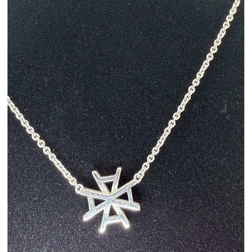 India Hicks Legacy Letter Necklace, Letter A Sterling Silver 16-18" Hard to Find